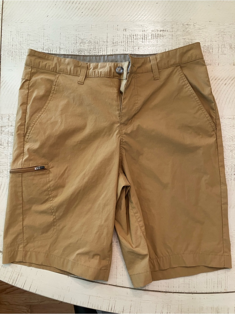 Eddie Bauer Khaki Hybrid Hiking Shorts
